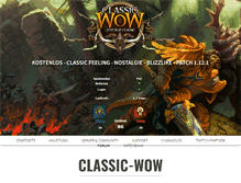 Tablet Screenshot of classic-wow.org